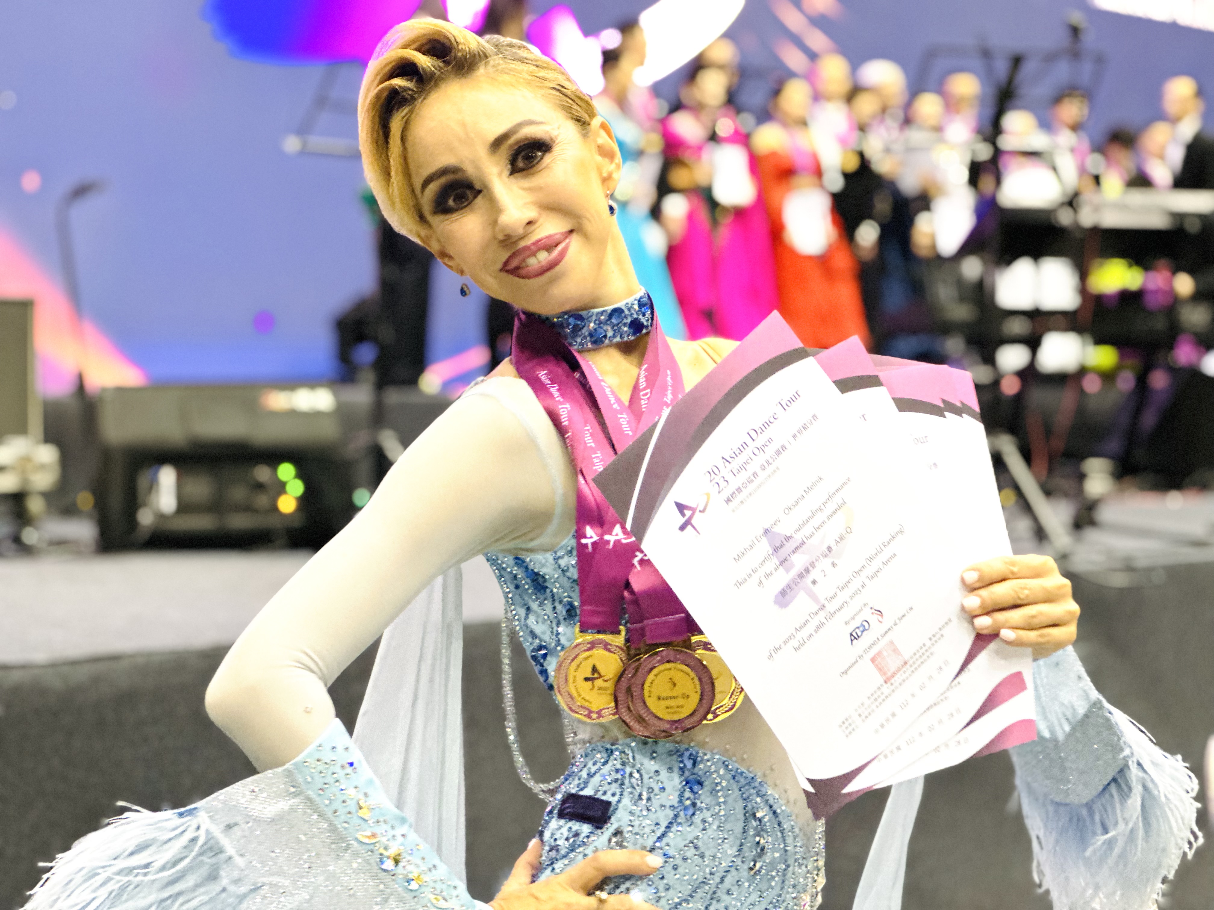 Galaxy Dance student at Merlion Open Dancesport Championships 2025