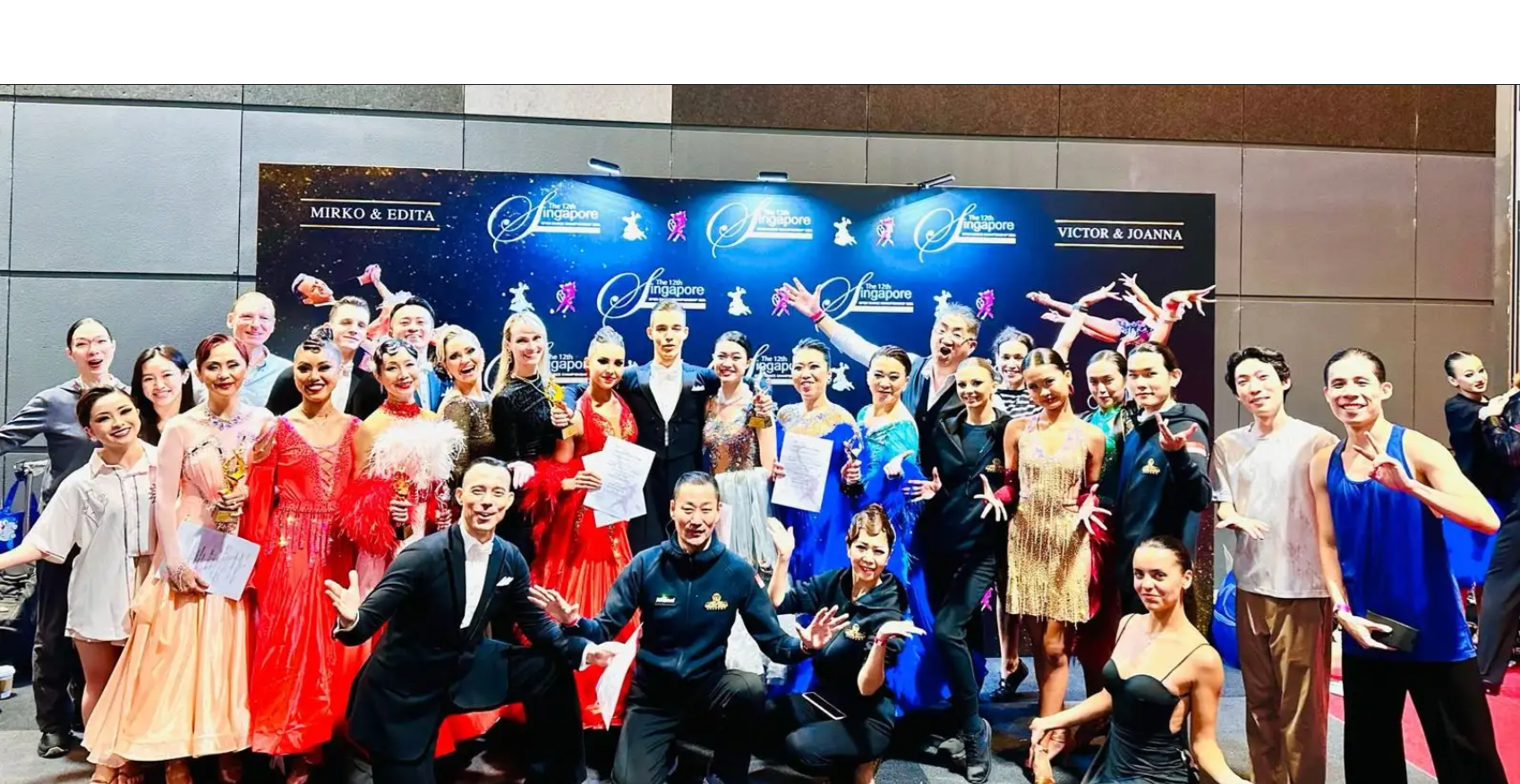 Galaxy Dance Academy group photo at Asian Dance Tour championship event